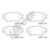 Image de Jeu De Plaquettes De Frein, Frein À Disque 22349 00 704 00 Breck Breck 223490070400 Mazda