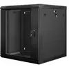 Image de support mural 19 paquet démonté plat 12u 600x6000mm noir wf01-6612-10b
