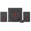 Image de Helium 610BT - Système de haut-parleur - pour PC - Canal 2.1 - sans fil - Bluetooth - 60 Watt (Totale) - noir, rouge