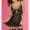 Image de Guêpière Nérina - Noire noir XL
