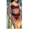 Image de Ensemble Florissa 4 Pièces Rouge L