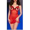 Image de Nuisette Ouverte ELINA Rouge rouge L/XL
