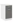 Image de ULTRA Meuble bas de cuisine L 40 cm avec plan de travail inclus - Gris