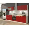 Image de ULTRA Cuisine complete avec meuble four et plan de travail inclus L 300 cm - Rouge mat