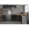 Image de LASSEN Cuisine complete dangle 240x165 cm avec plan de travail - Gris Matera
