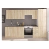 Image de Cuisine complète SARA - Décor chêne sonoma - L300 cm - Plan de travail non inclus