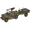 Image de Jeep Willys Mb Remorque Et Mitrailleuse M2