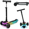 Image de Trottinette tricycle - - RAKET - 3 roues - Guidon réglable - Lumières LED