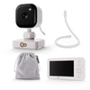 Image de Ecoute bebe NITEEYE TRAVEL babyphone portable écran 4,3 sans Wi-Fi vision nocturne VOX audio bidirectionnel blanc