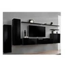 Image de Meuble tv mural design "switch i" 330cm noir