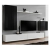 Image de Meuble tv mural design "switch ii" 270cm noir & blanc