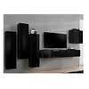 Image de Meuble tv mural design "switch iii" 330cm noir