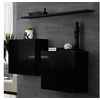 Image de Lot de 2 Blocs & Etagère "Switch SBI" 130cm Noir