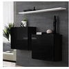 Image de Lot de 2 Blocs & Etagère Switch SBI 130cm Noir & Blanc