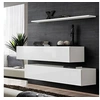 Image de Lot de 2 Bancs Muraux & Etagère Switch SBII 130cm Blanc