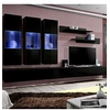 Image de Meuble tv mural design "fly ii" 320cm noir
