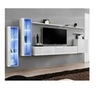 Image de Meuble tv mural design "switch xi" 330cm blanc