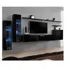 Image de Meuble tv mural design "switch xi" 330cm noir