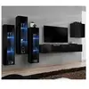 Image de Meuble tv mural design "switch xiii" 330cm noir