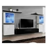 Image de Meuble tv mural design "switch xiv" 320cm noir & blanc