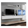 Image de Meuble tv mural design "switch xix" 310cm blanc