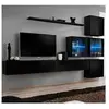 Image de Meuble tv mural design "switch xix" 310cm noir