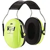 Image de 3M Casque antibruit pour enfants Peltor H510AK, vert fluo, Taille ajustable, Contre des niveaux de bruit de 87 à 98 dB (SNR : 27dB) écoles, concerts, festivals, feux d'artifice, événements sportifs en occasion ou reconditionné