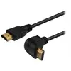 Image de CL-04 - Câble HDMI avec Ethernet - HDMI mâle pour HDMI mâle - 1.5 m - blindé - noir - connecteur incliné
