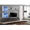 Image de Meuble TV Mural Design Switch XVIII 280cm Gris & Blanc