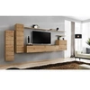Image de Meuble TV Mural Design Switch I 330cm Naturel