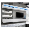 Image de Meuble TV Mural Design Fly VII 320cm Blanc
