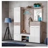 Image de Ensemble Dressing "Gustavo III" 200cm Naturel & Blanc