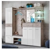 Image de Ensemble Dressing "Gustavo IV" 210cm Naturel & Blanc
