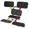 Image de Appareil à Sandwich maker 3 en 1, Plaques Interchangeables, Gaufrier, Grille MOP-33M Noir