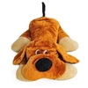 Image de Grand chien en peluche allongé 110cm marron