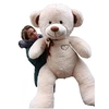 Image de Nounours en peluche énorme Teddy Bear 75+85 crème-marron