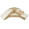 Image de Set de 4 blocs en mousse pour le jeu blanc, cappuccino