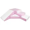 Image de Set de 4 blocs en mousse pour le jeu blanc, rose (pastel)