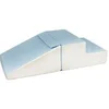 Image de Set de 2 grands blocs en mousse blanc bleu pastel