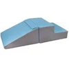 Image de Set de 2 grands blocs en mousse blanc bleu gris