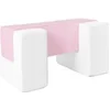 Image de Blocs en mousse blanc rose pastel