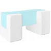 Image de Blocs en mousse blanc bleu pastel