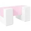 Image de Blocs en mousse blanc rose