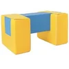 Image de 3 blocs en mousse jaune bleu