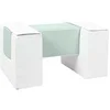 Image de 3 blocs en mousse blanc Menthe