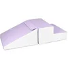 Image de Set de 2 grands blocs en mousse blanc lilas