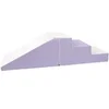 Image de Lot de 2 grands blocs en mousse blanc lilas