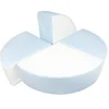 Image de Set de 4 blocs en mousse blanc bleu pastel