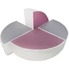 Image de Set de 4 blocs en mousse blanc gris violet