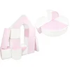Image de Set de 15 blocs en mousse le jeu blanc rose pastel